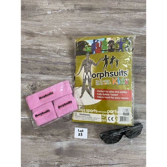 Morphsuits Zebra Kids Medium 8-10 Halloween Costume Lot 23 - Picture 1 of 3